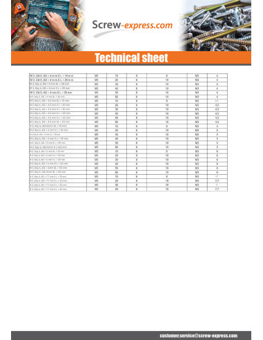 1 x Coupling Nut Hexagonal Male/Female M3X20...