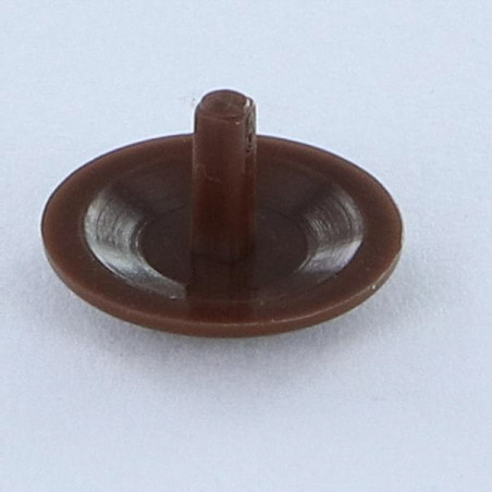 1 x Cover Cap Spax Nylon MAHOGANY Head Diameter: 15 QUEU2.5X7