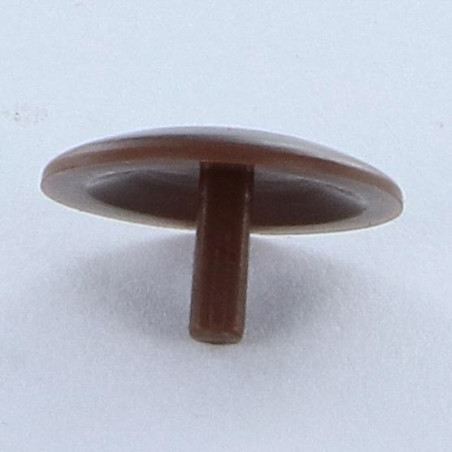 1 x Cover Cap Spax Nylon MAHOGANY Head Diameter: 15 QUEU2.5X7