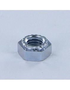 Hex sheet metal nut Zinc Plated M2.5 Thickness Material 2