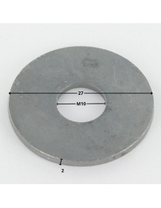 Washer Flat M10X27X2 L Hot Dip Galvanized 2