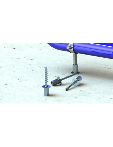 1 x Screw For Concrete Female Zinc Plated 6X35