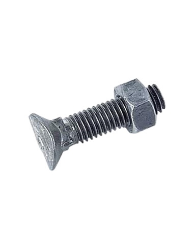 1 x Bolt With Nut TOCC t te oval square collar...