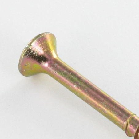 1 x Screw Spax Countersunk Head Pozi PZ2 4.5X35 Thread Length: 24 Partial Thread Yellow Zinc