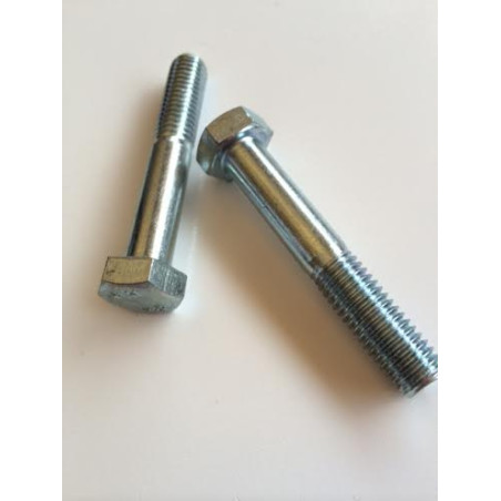 1 x Bolt Partial Thread Hexagonal Head 3/8X 2 3/4" Unf Grade 5 Zinc Plated