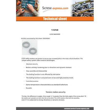 1 x Washer NORD-LOCK ® Steel DELTA PROTECT M18 720 Hour Salt Spray Without Red Rust