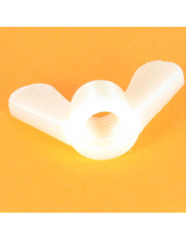 1 x Wing nut natural nylon M8