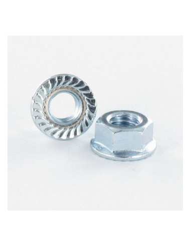 1 x Nut Hexagon Flange With Serration M12 Class...