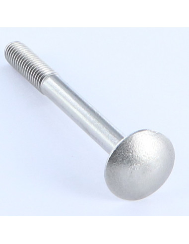 1 x Carriage Bolt Partial Thread M5X35 Zinc Plated