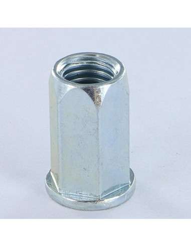 1 x Rivet Nuts Hexagonal Flat Head M6X13.3...