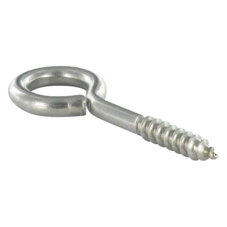 1 x Piton Wood 7X100 Diameter Eye 19 to 21 Zinc Plated