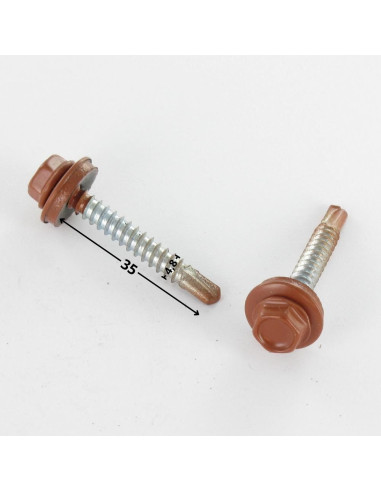 1 x Self Drilling Hexagonal Head 4.8X35...