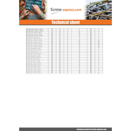 1 x Coupling Nut Hexagonal Male/Female M3X30 Hexagon Socket 6 MALE 5MM Nylon