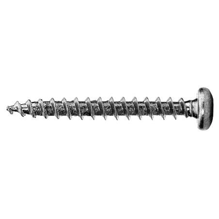 1 x Chipboard Screw Round Head Pozi 3X13 Steel Rust micro screw