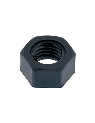 1 x Nut Nylon Hexagon M6 Black
