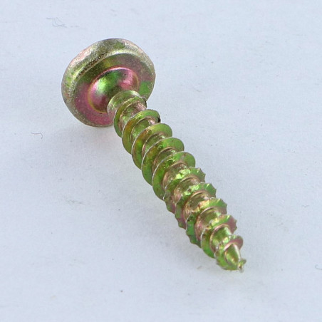 1 x Screw Spax Round Head Pozi 2 3.5X15 Yellow Zinc