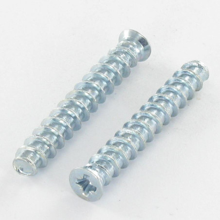 1 x Euro screw Countersunk Head Pozi 6X34 Head Diameter: 6.5 Zinc Plated to