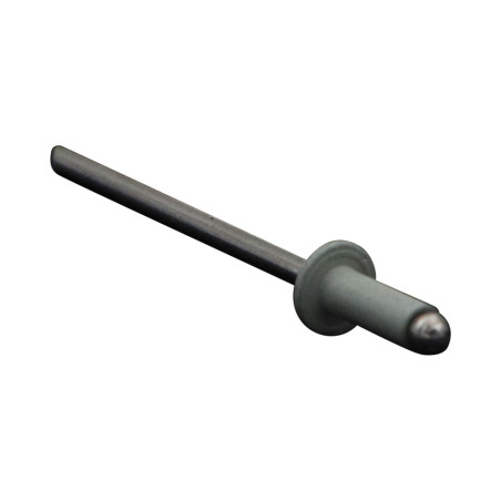 1 x Rivet alu 3.2X8 Flat Head YOUR Ral7035/Light Grey
