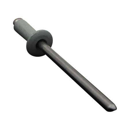 1 x Rivet alu 3.2X8 Flat Head YOUR Ral7035/Light Grey