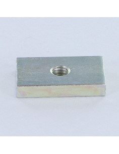 Nut Rectangular M10 30X15X6 Zinc Plated 2