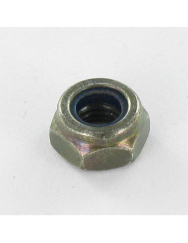 1 x Lock nut M6 Steel Green OLIV
