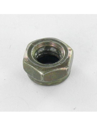 1 x Lock nut M6 Steel Green OLIV