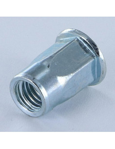 Rivet Nuts Flat Head M8X18 GOFIX ACPSH30 Zinc Plated