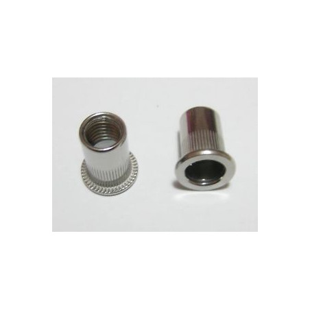 1 x Rivet nut M5X12 ALPC 30 Aluminium Thickness Of Panel 0.5 to 3