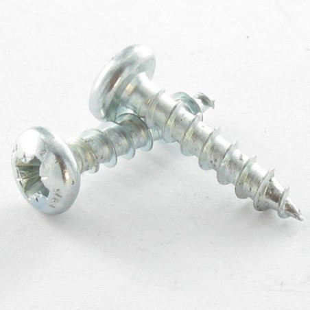 1 x Chipboard Screw Round Head Pozi 5X20 Black Zinc Plated