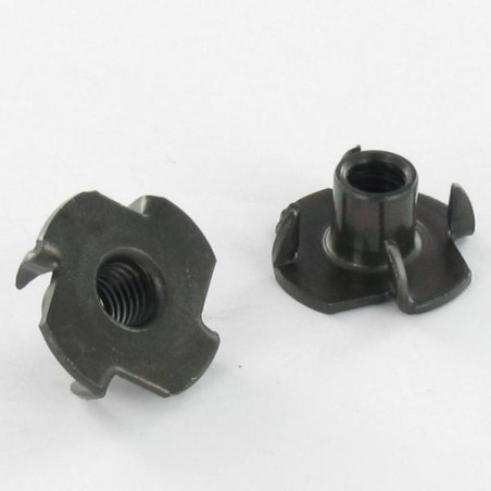 1 x T-Nut M6 Black Zinc Plated