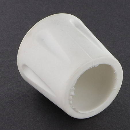 1 x Round tip enveloping vulcanized rubber White Linch Pin Tube 35 to 36