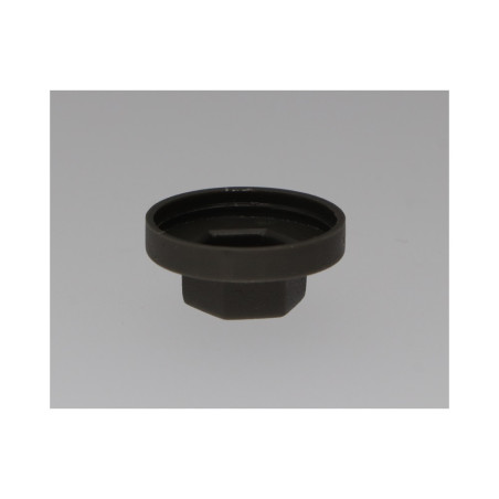 1 x Plastic cap Screw Diameter 6.3 Flat 10 Ral7022/Umber Grey