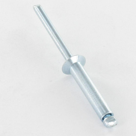 1 x Rivet Steel/ steel ZING 4.8X25 Thickness Of Panel 17 to 20 Countersunk Head