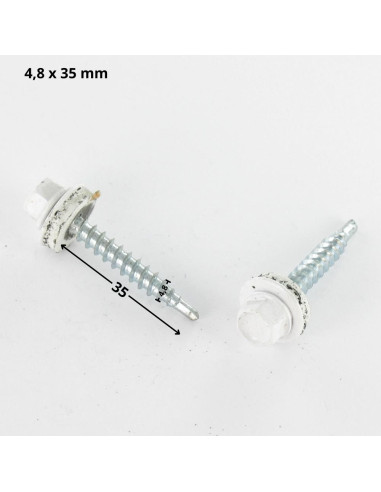 1 x Self Drilling Hexagonal Head 4.8X35...