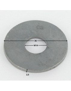Washer Flat M14X36X2.5 L Hot Dip Galvanized 2