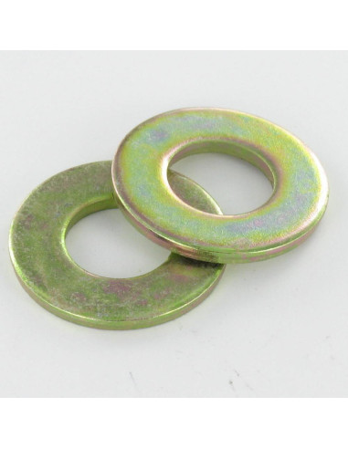 1 x Washer Flat M24X50X4 M Yellow Zinc