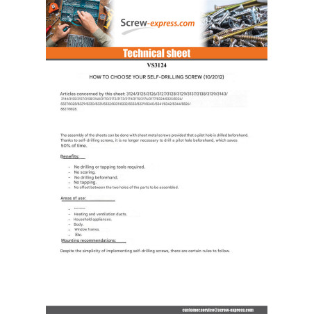 1 x Self Drilling Countersunk Head Square 3 5.5X38 Sheet Metal Thread Zinc Plated