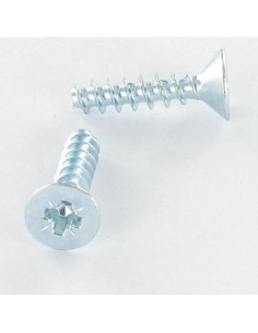 Screw Plastic Countersunk Head Pozi 2 5X14 Zinc Plated
