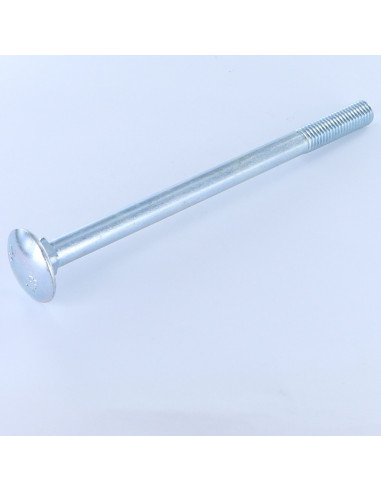 1 x Carriage Bolt Partial Thread M12X160 Zinc...