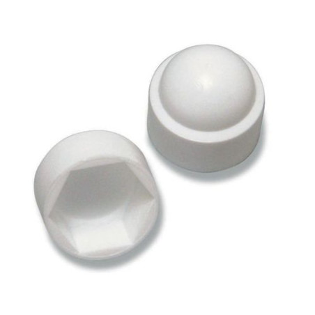 1 x Cover Cap Hexagonal Head M24 white nylon Across Flat 36