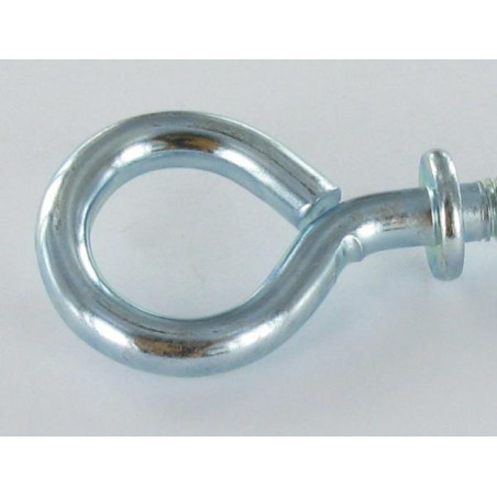 1 x Piton Machine With Collar 5X50 Zinc Plated