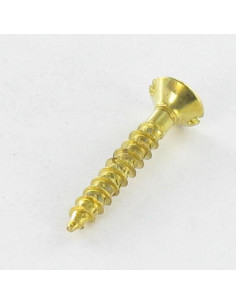 Chipboard Screw Countersunk Head Slotted 3X17 Brass... 2