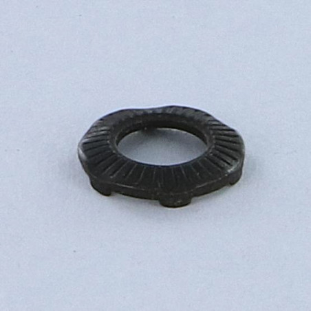 1 x Contact Lock Washer to NICOTS M4 Black Zinc Plated