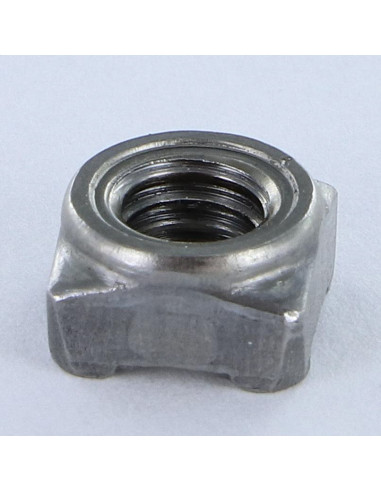 1 x Square Nut Welding M5 9X9X4.2 Steel
