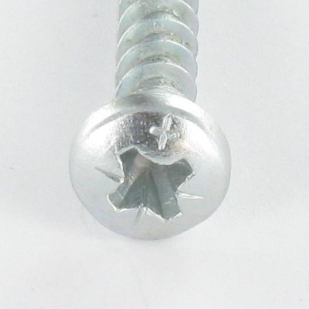 1 x Chipboard Screw Round Head Pozi 3.5X13 Zinc Plated