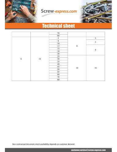 1 x Coupling Nut Hexagonal Male/Female M6/10...
