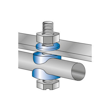 1 x Washer Linch Pin Tube 27 to 29 natural nylon 8.3X28X11