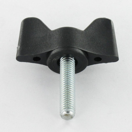 1 x Wing nuts tightening lever black nylon M8X50
