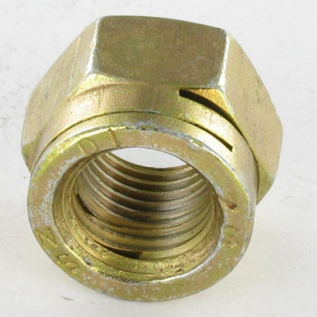 1 x Lock nut Double slit M6 DAH Zinc Plated