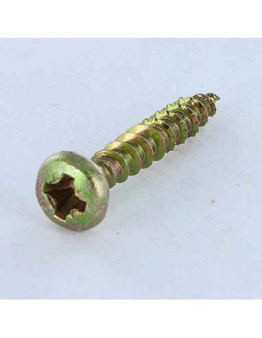 1 x Screw Spax Round Head Pozi N°2 4X15 Yellow...
